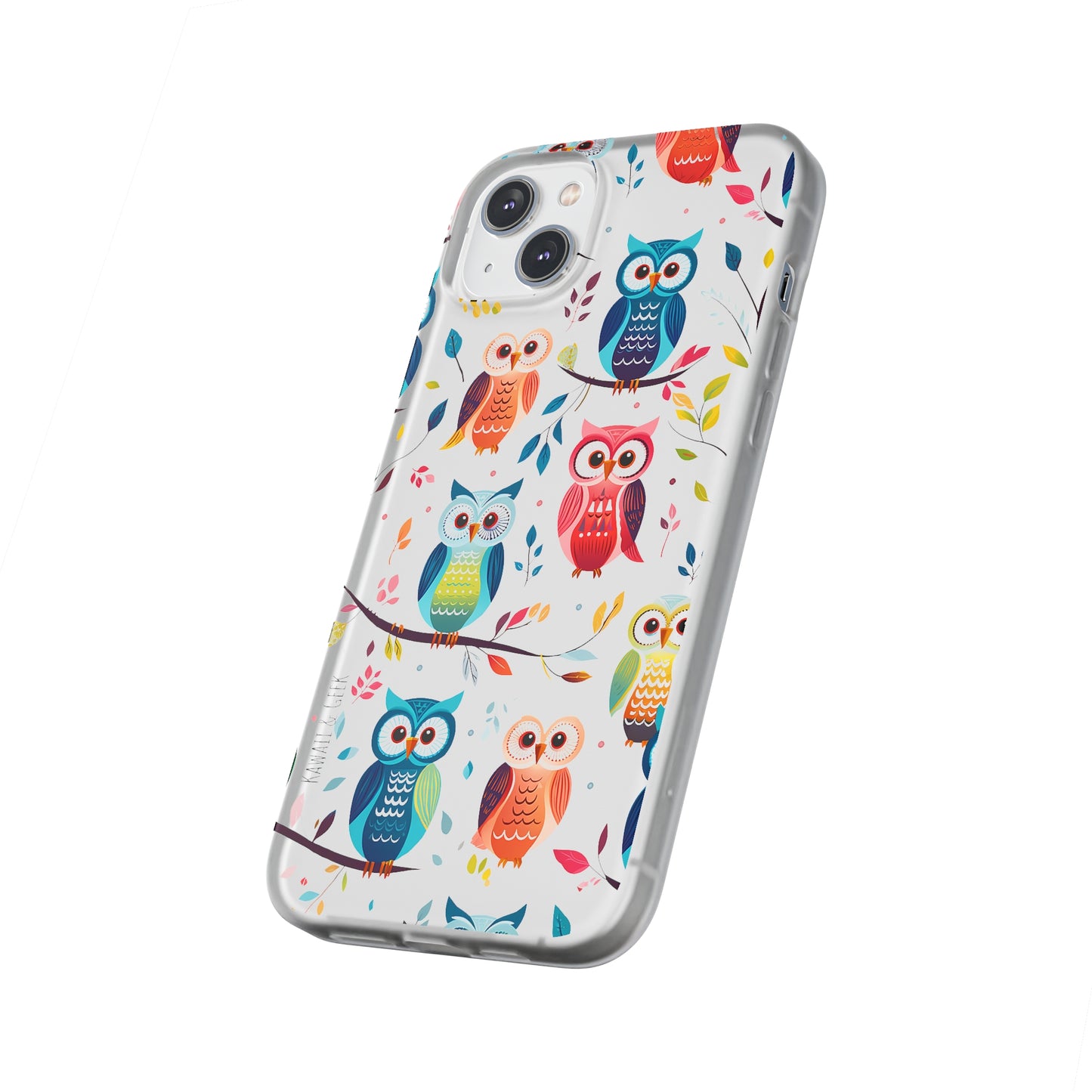 Whimsical Owl Flexi and Transparent Phone Case
