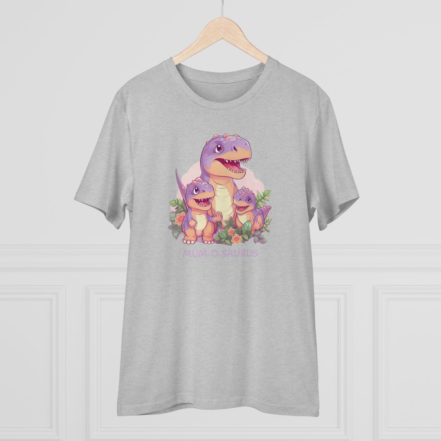 Mum-o-saurus - Unisex Eco-Friendly T-Shirt - Celebrate Mother's Day with Playful Style and Sustainability