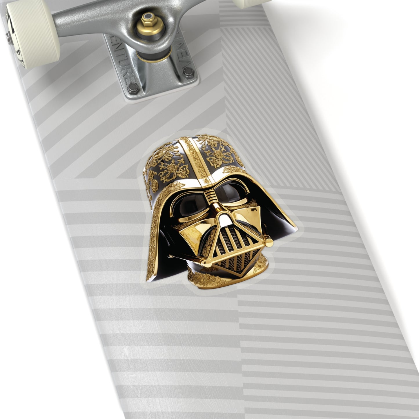 Gold Darth Vader Sticker - Unleash Imperial Grandeur - Star Wars