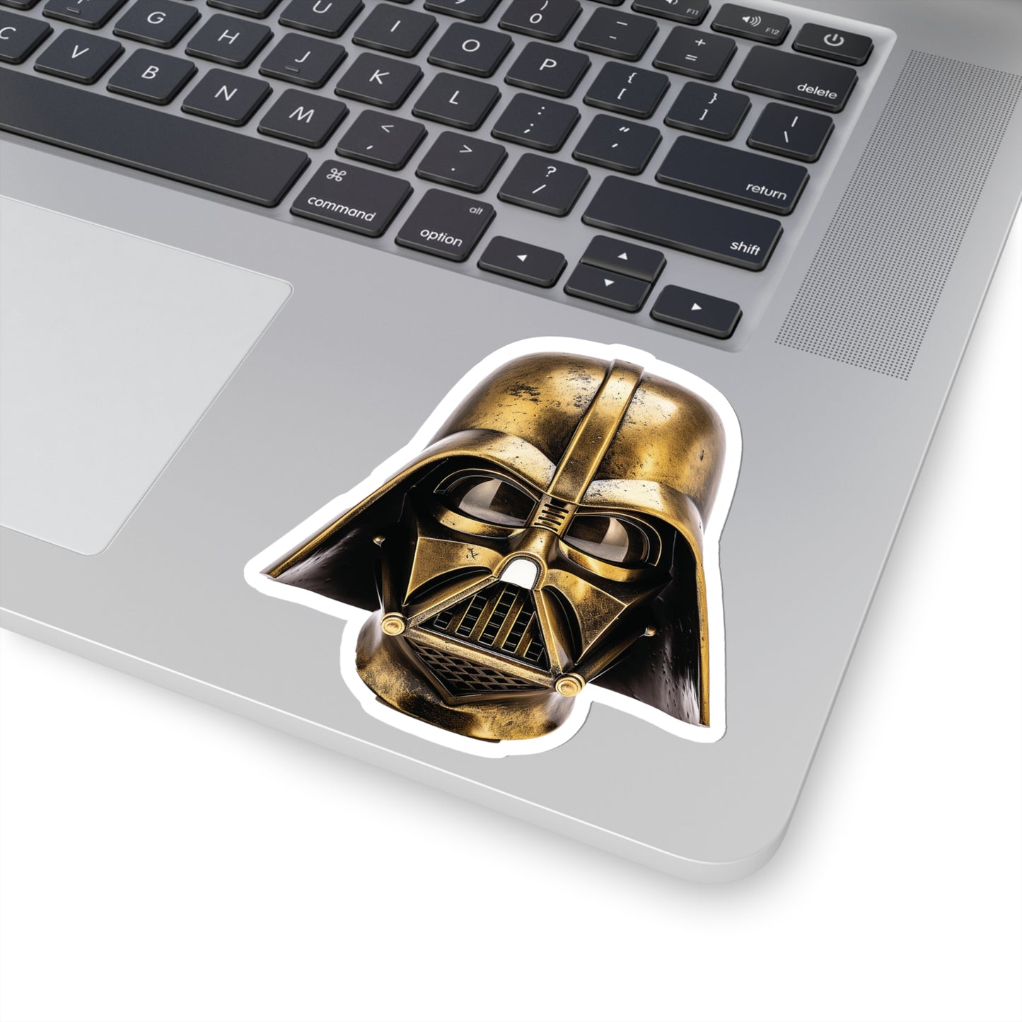 Gold Darth Vader Sticker - Unleash Imperial Grandeur - Star Wars
