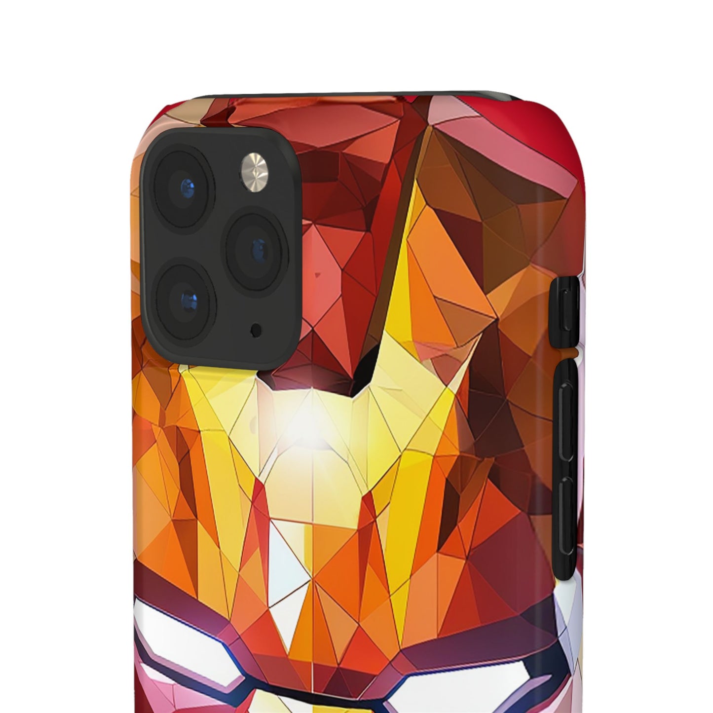 Phone Case - Iron Man helmet polygonal style