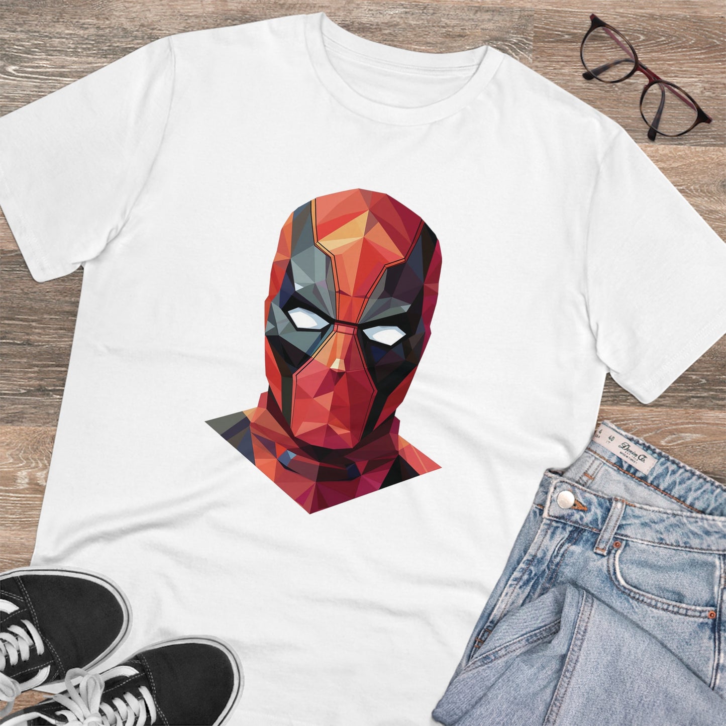 Deadpool Polygonal T-Shirt - Embrace Mercenary Style