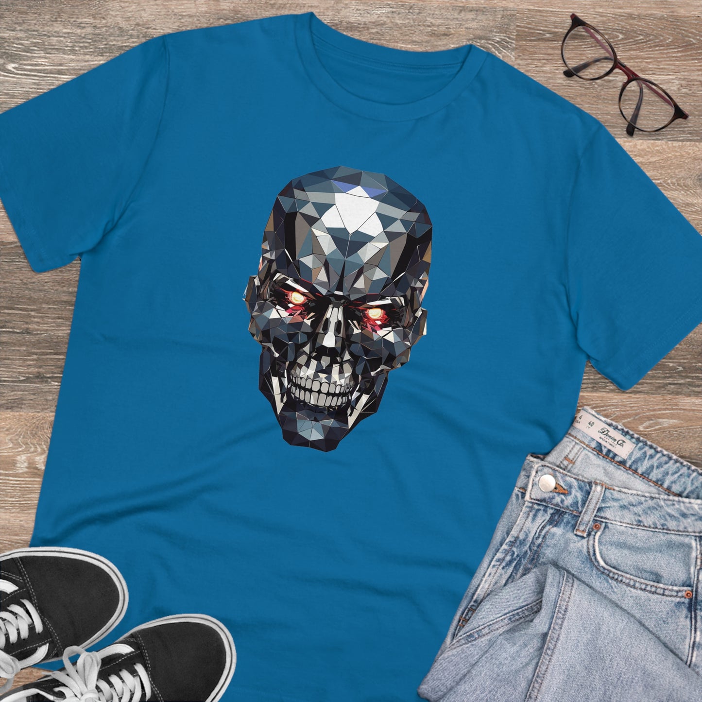 Terminator T-800 Polygonal T-Shirt - Embody Cybernetic Cool