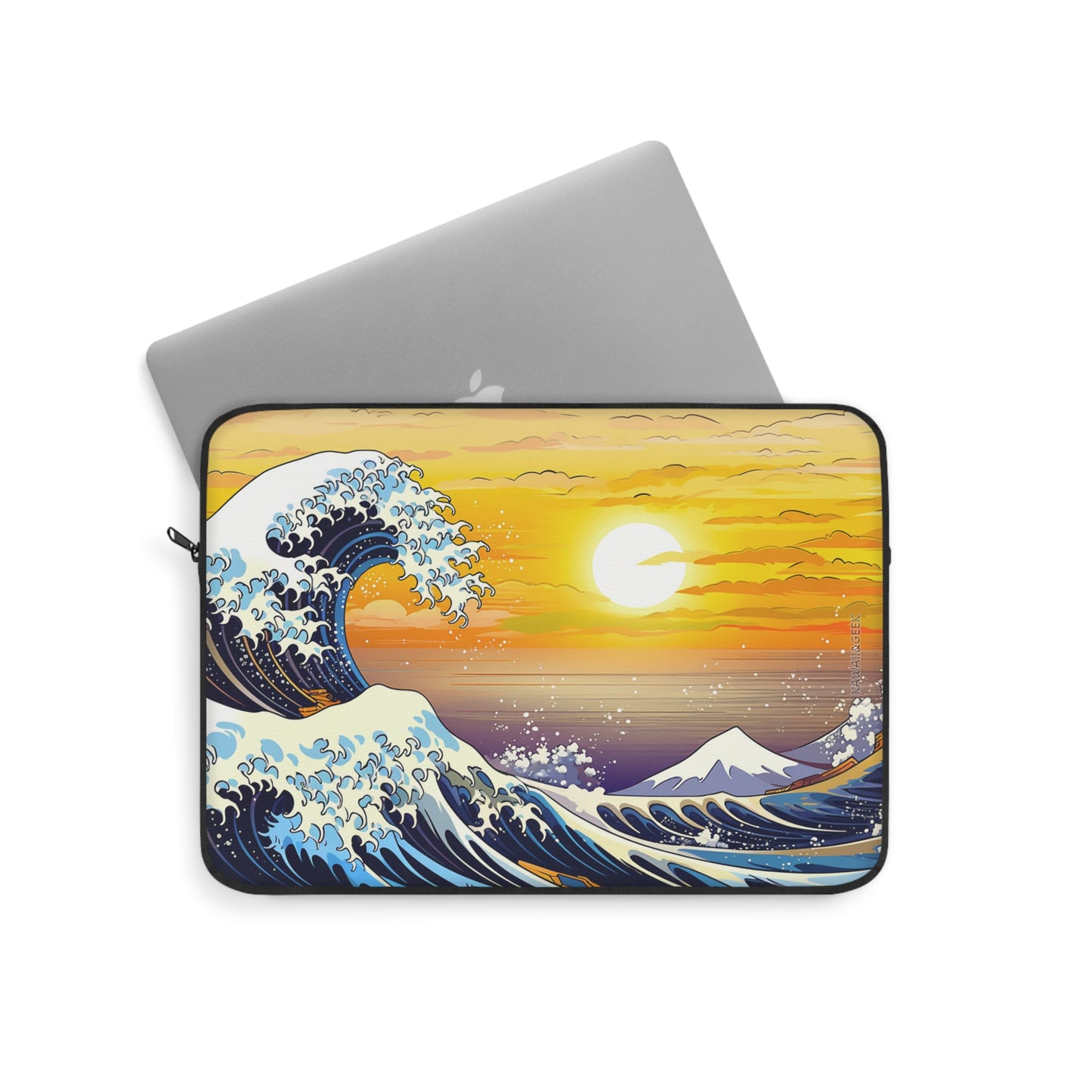 Marvellous Big Wave Hokusai Style Laptop Sleeve - Available in 13 and 15 Inches