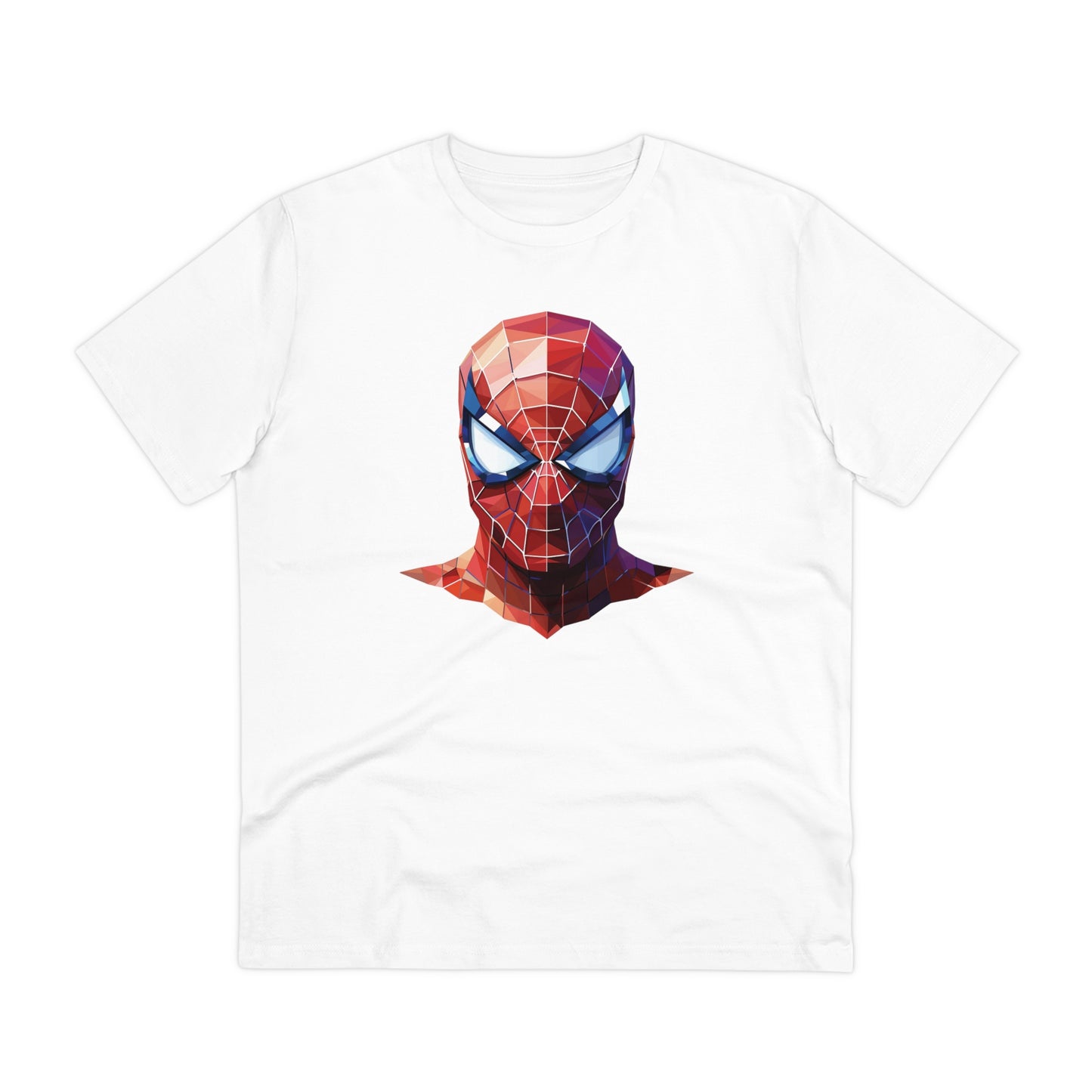 Spider-Man Polygonal Geometric T-Shirt - Swing into Stylish Adventure