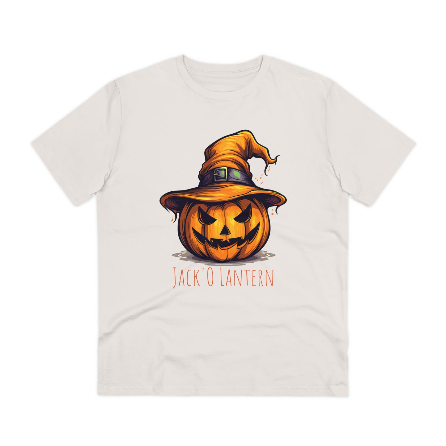 Eco-friendly Jack O Lantern Tee: Funny Pumpkin Halloween Sorcerer Edition