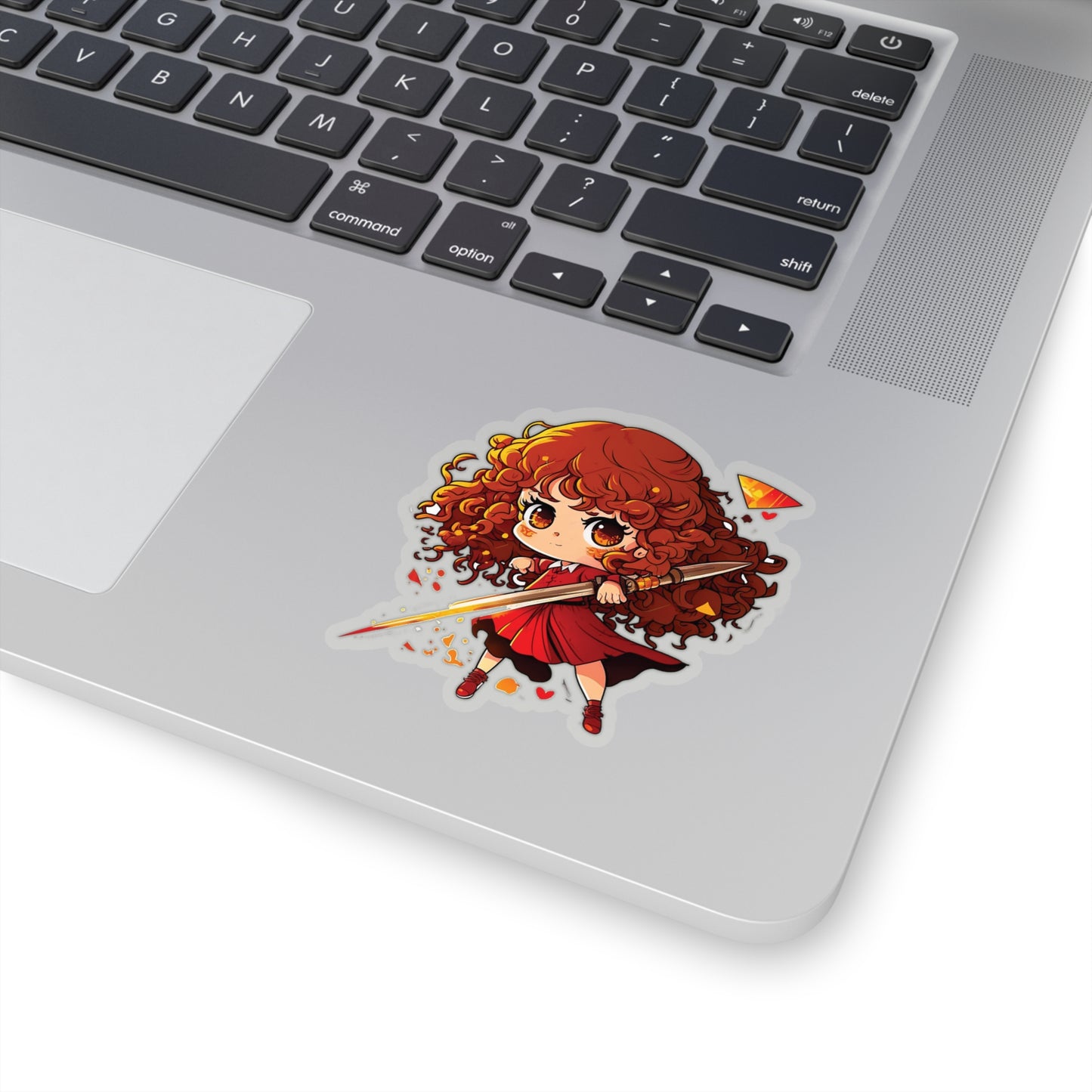 Hermione Granger Sticker ready for battle - Add Some Cute and Magical Style to Your Tech - Harry Potter