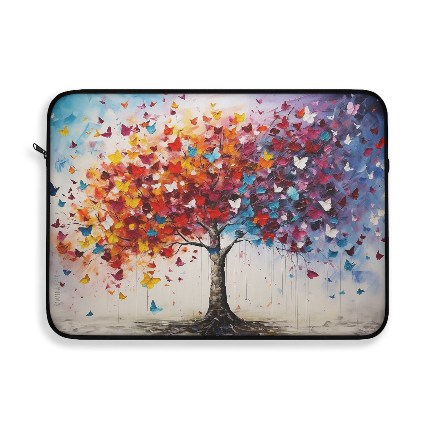 Artistic Butterfly-Leaf Tree Premium Laptop Sleeve (13" & 15")