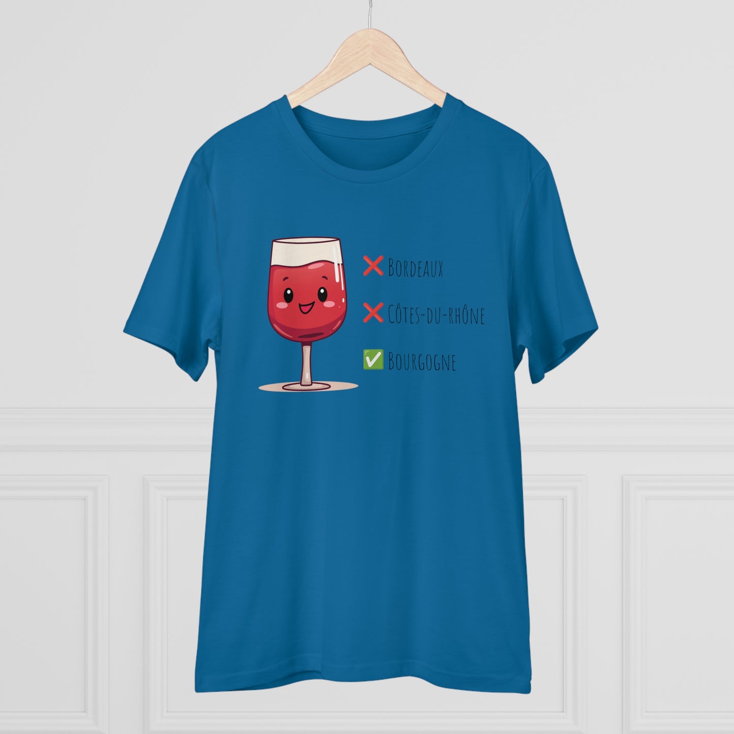 Eco-Friendly 'Bourgogne Wine Wins' T-Shirt - Wine Region Vote, Unisex"