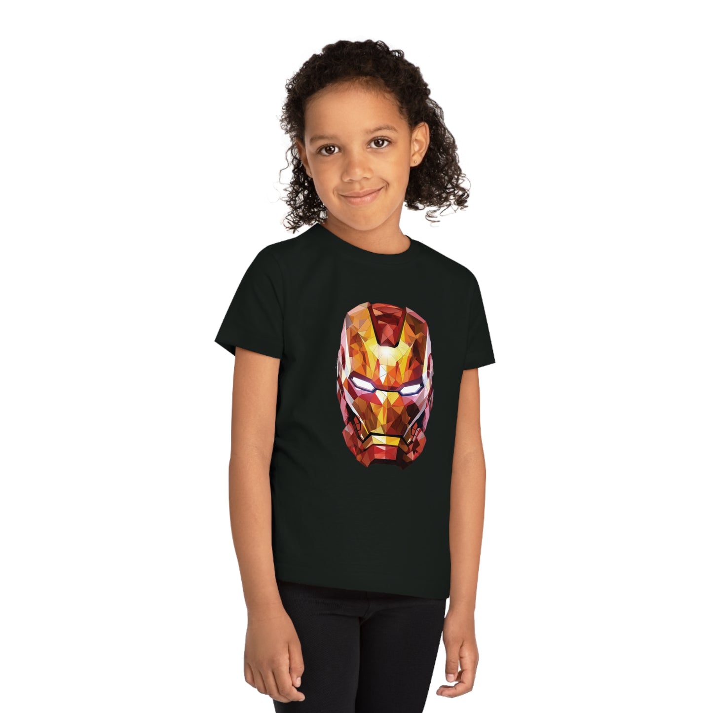 Iron Man Polygonal Kids T-Shirt - Embrace Heroic Style