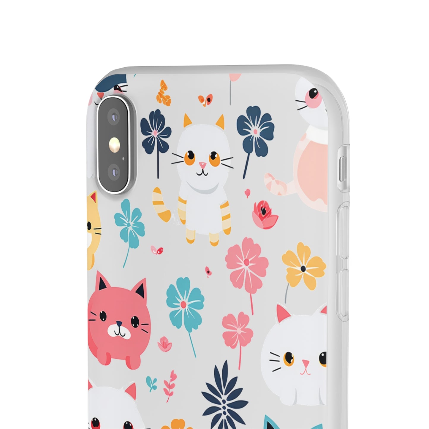 Playful Kittens: Flexi Transparent Phone Case