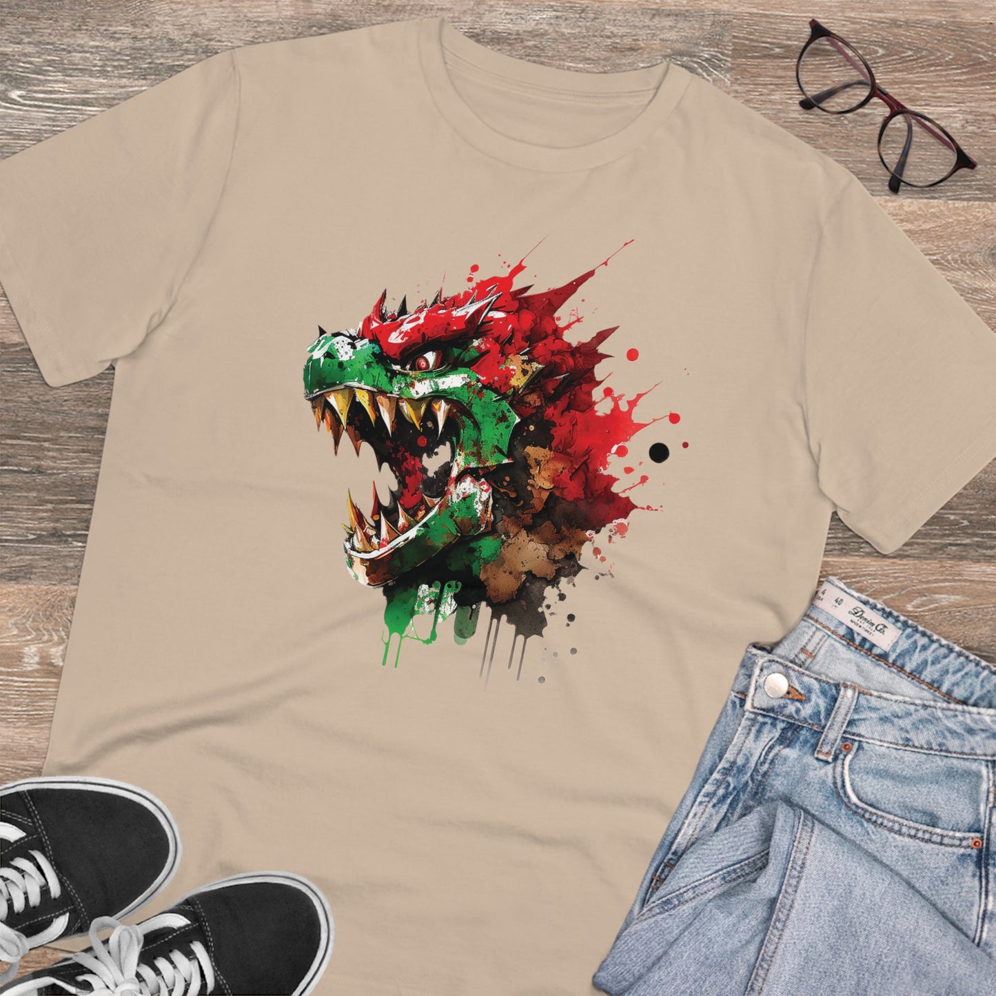 B-owser Unisex T-Shirt - Add Some Artistic and Sustainable Style to Your Wardrobe - Mario