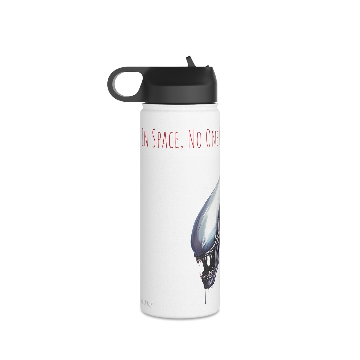 Alien Xenomorph Bottle: Space-Themed Stainless Steel Hydration