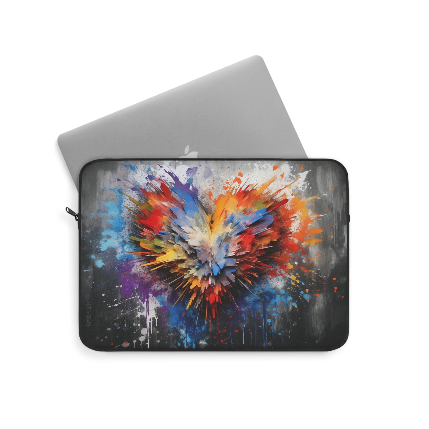 Colorful Heart Explosion Premium Laptop Sleeve