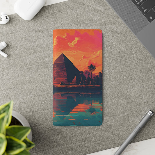 Egyptian Pyramid at Sunset Flip Phone Case - Carry the Mystique of Ancient Egypt with You
