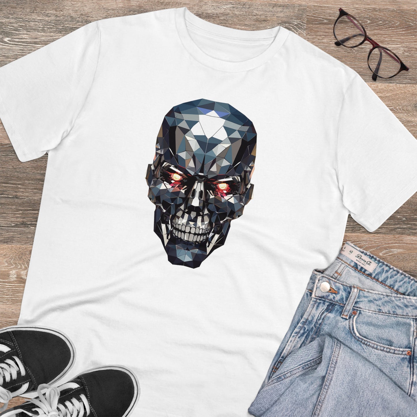 Terminator T-800 Polygonal T-Shirt - Embody Cybernetic Cool
