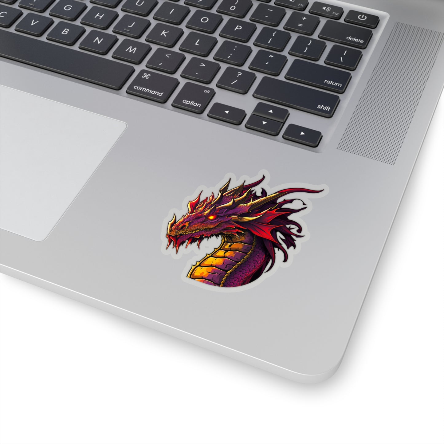 Mighty Red Dragon Sticker - Add Some Mythical and Powerful Style to Your Tech