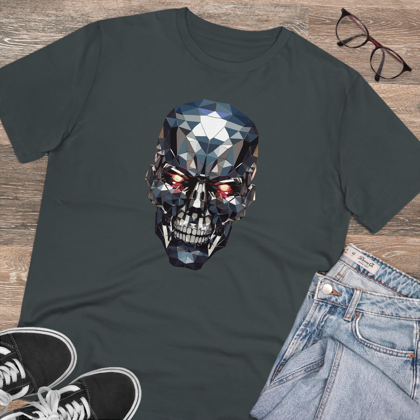 Terminator T-800 Polygonal T-Shirt - Embody Cybernetic Cool