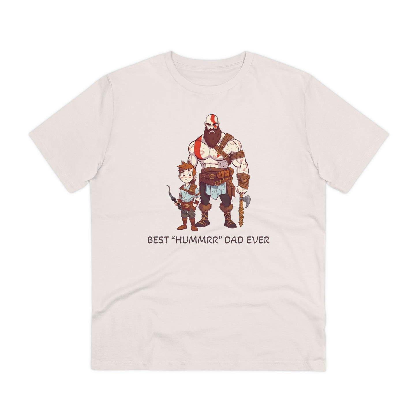 Kratos - God of War T-Shirt - BEST Hummrr Dad Ever - Celebrate Father's Day with Playful Style