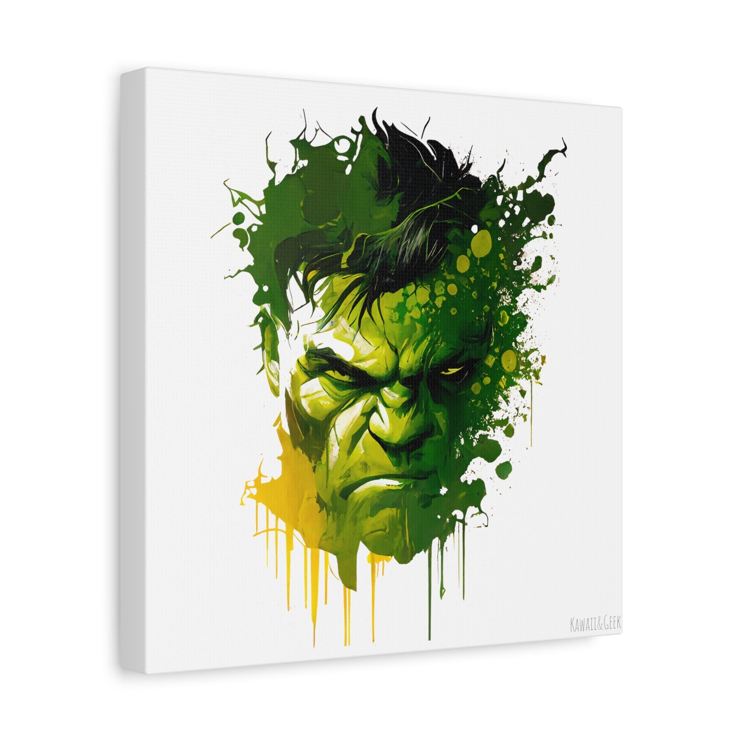 Hulk Canva - Add Some Pop-Art and Watercolor Style to Your Wall Decor - Marvel Avengers