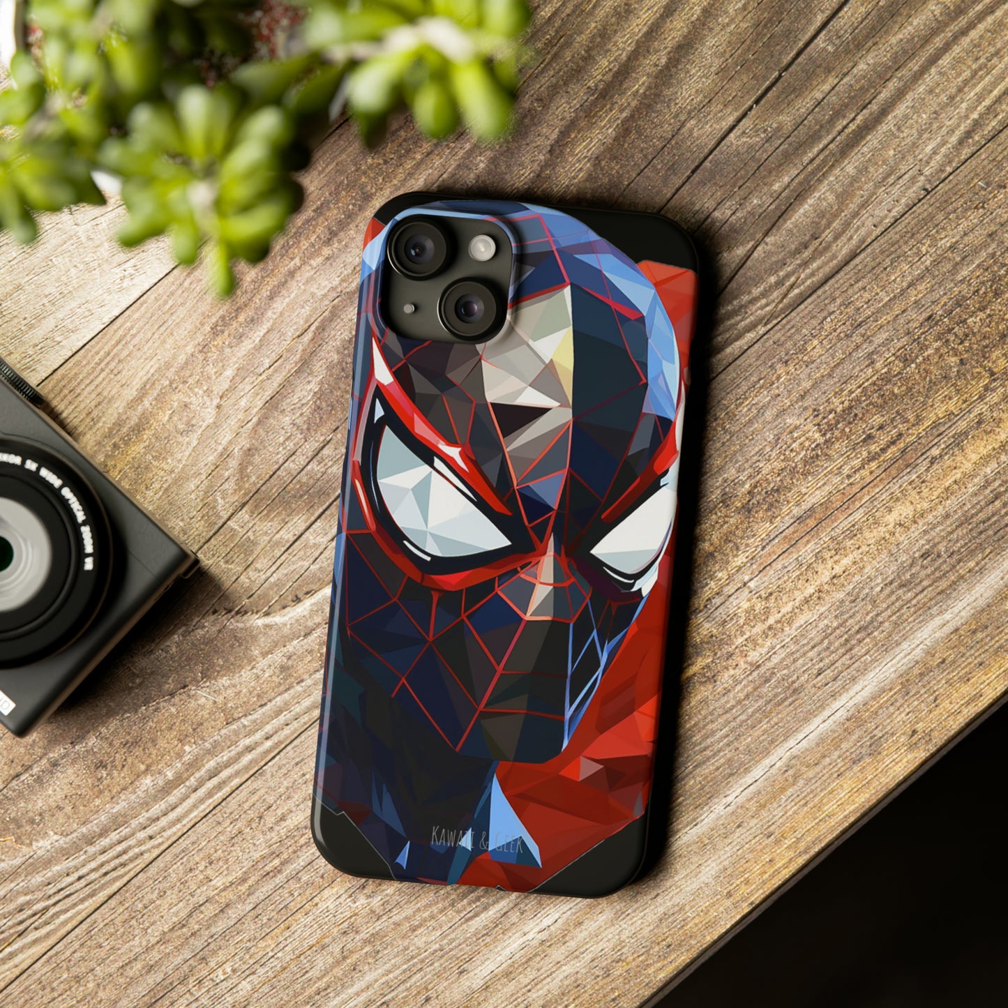 Miles Morales Slim Phone Case iPhone 15 Compatible - Embrace Superhero Style - Spider Man