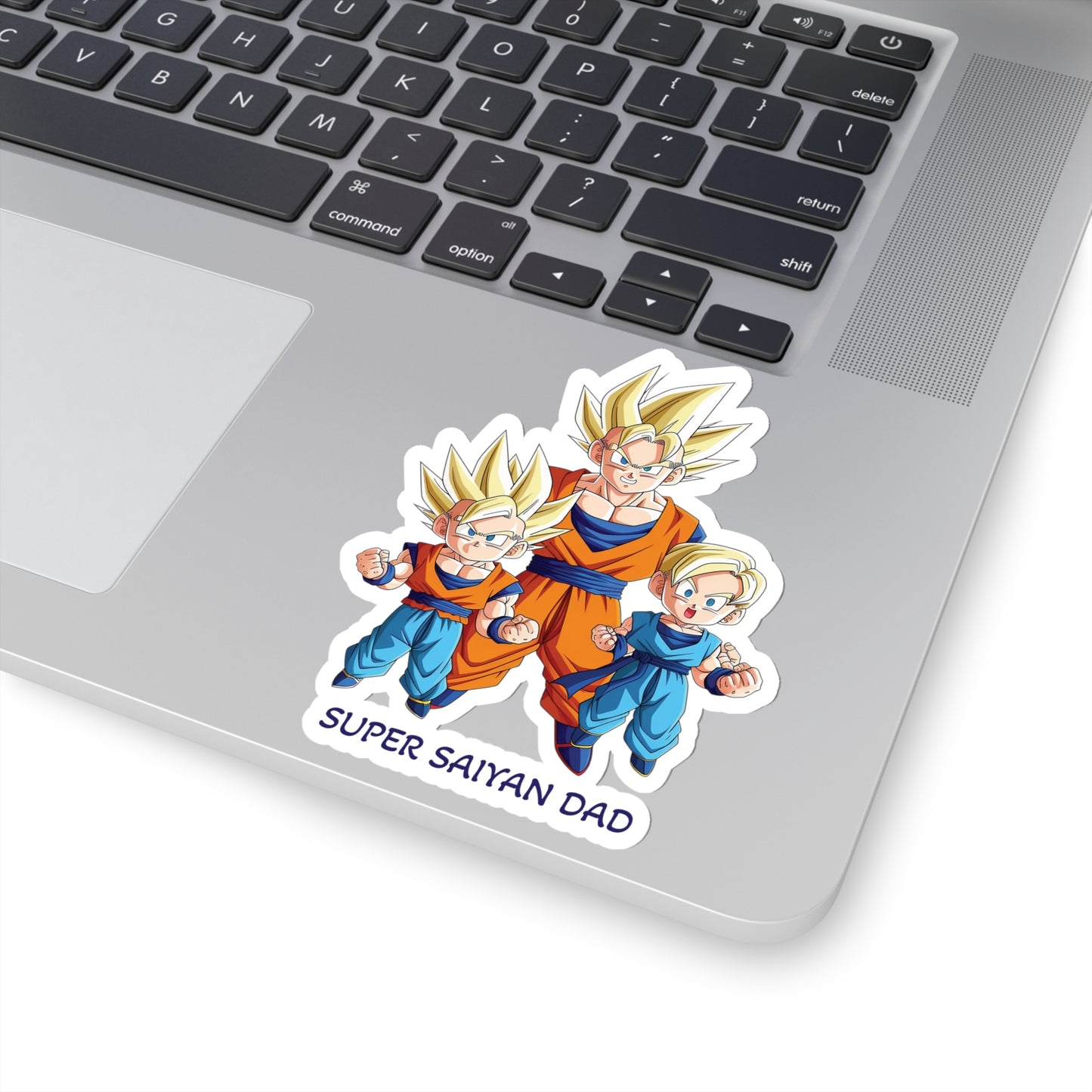 Super Saiyan Dad - Father's Day Sticker - Celebrate Fatherhood with the Power of Saiyans - Dragon Ball