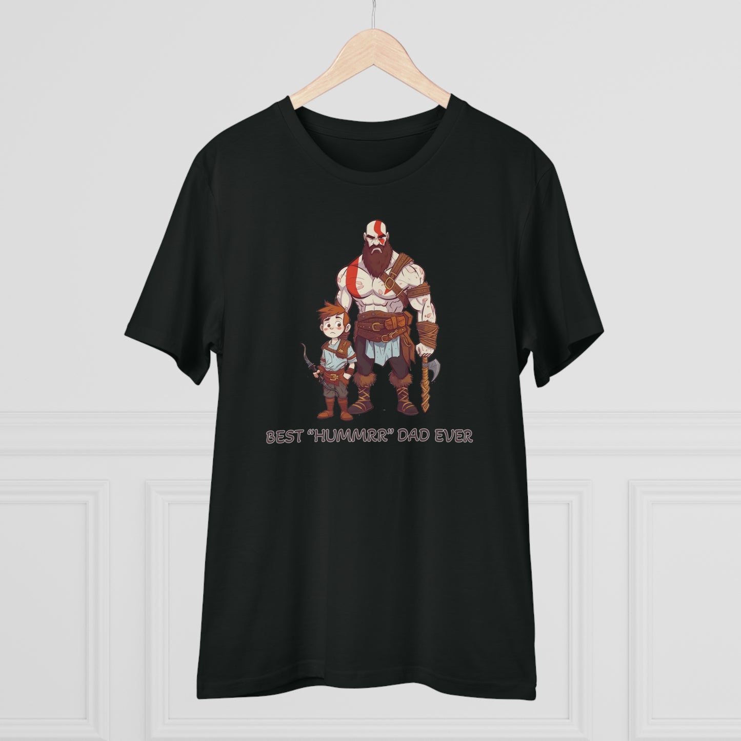 Kratos - God of War T-Shirt - BEST Hummrr Dad Ever - Celebrate Father's Day with Playful Style