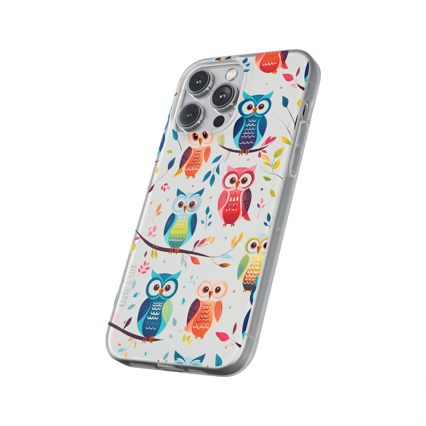 Whimsical Owl Flexi and Transparent Phone Case