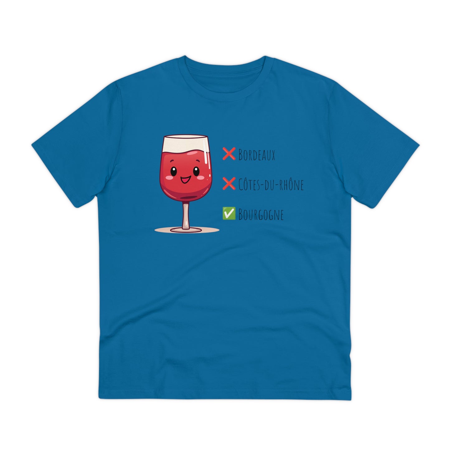 Eco-Friendly 'Bourgogne Wine Wins' T-Shirt - Wine Region Vote, Unisex"