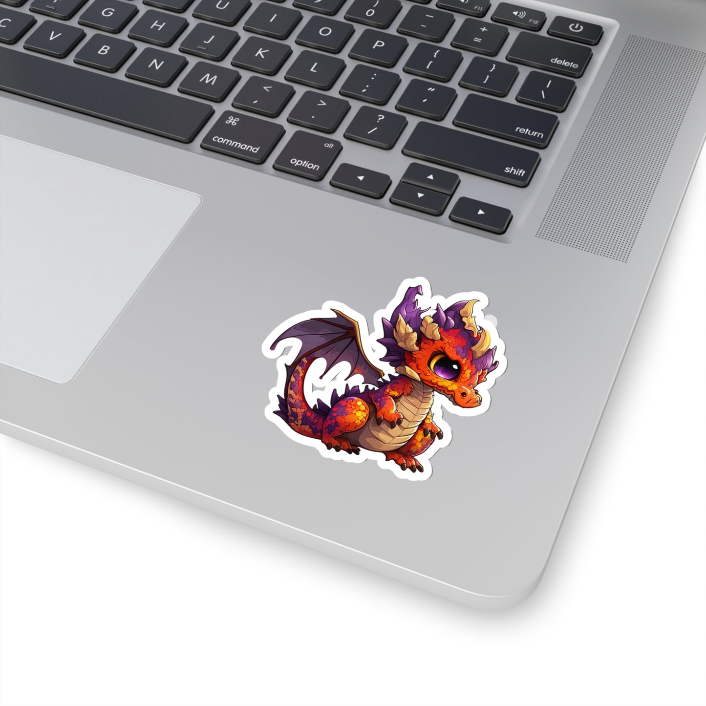 Kawaii Red Dragon Sticker - Add Some Cute and Unique Style to Your Tech