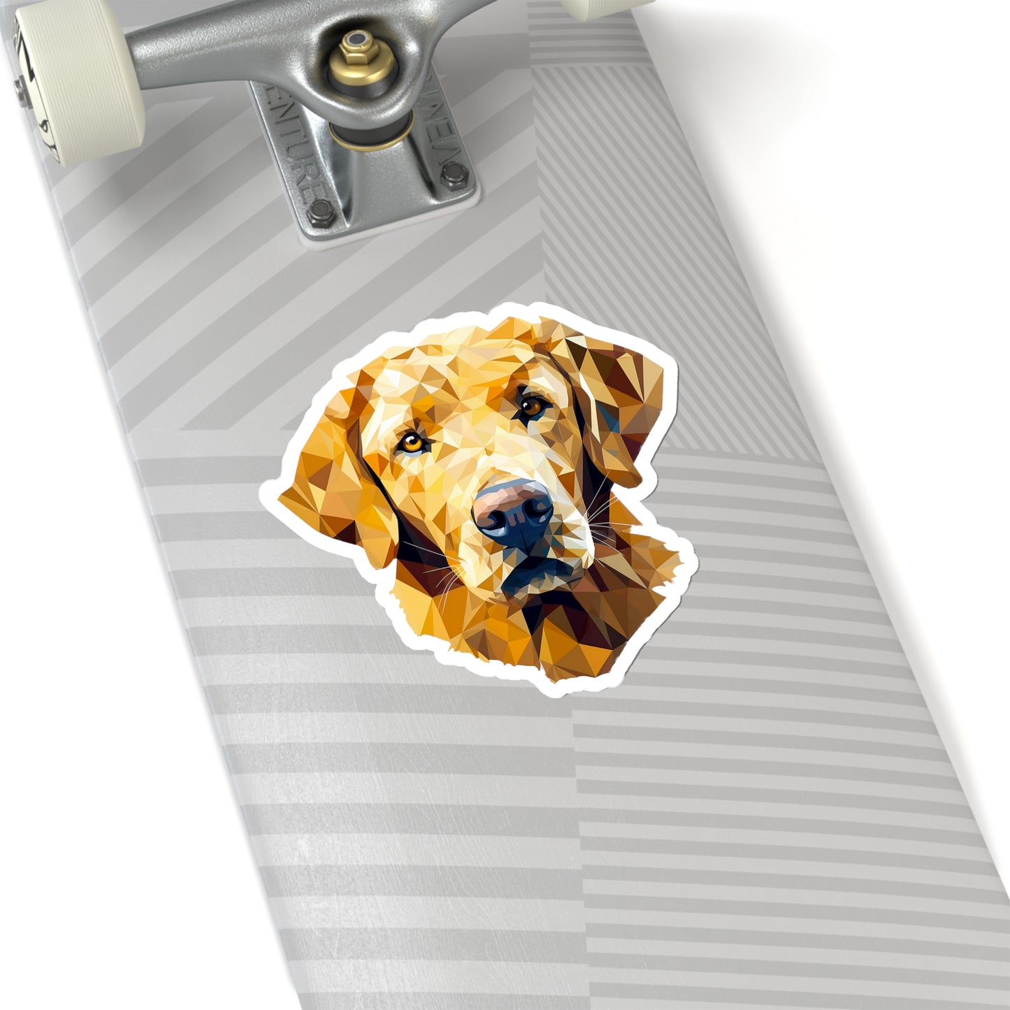 Golden Retriever Sticker - Unleash Doggo Elegance