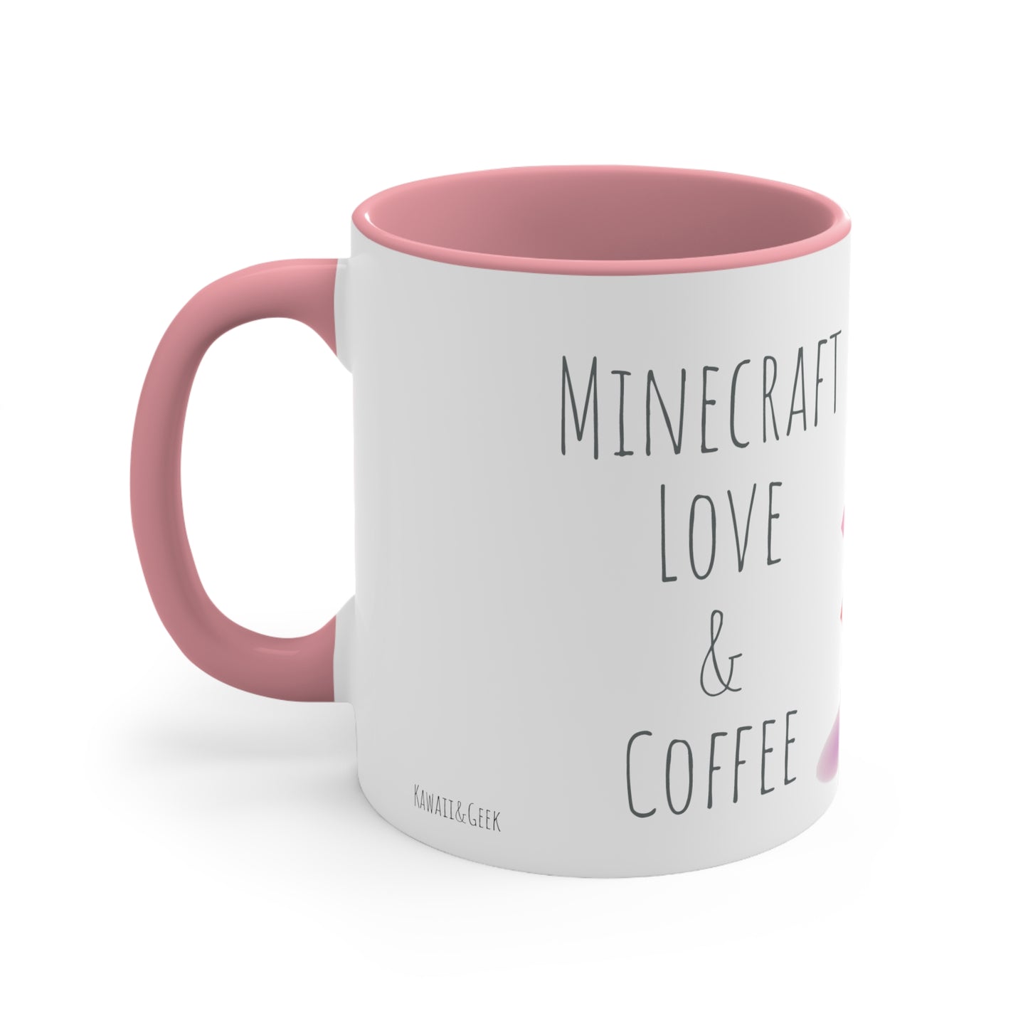 Minecraft Love & Coffee Mug - 11oz Bicolor Valentine's Special