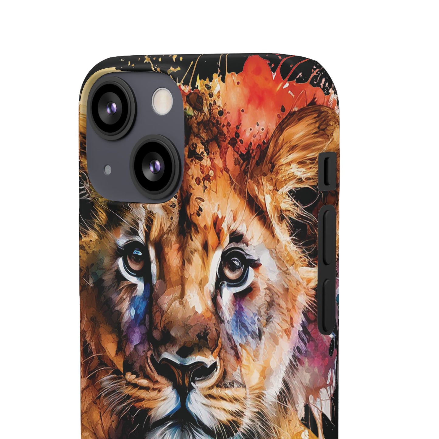 Phone Case Watercolor Lion Cub