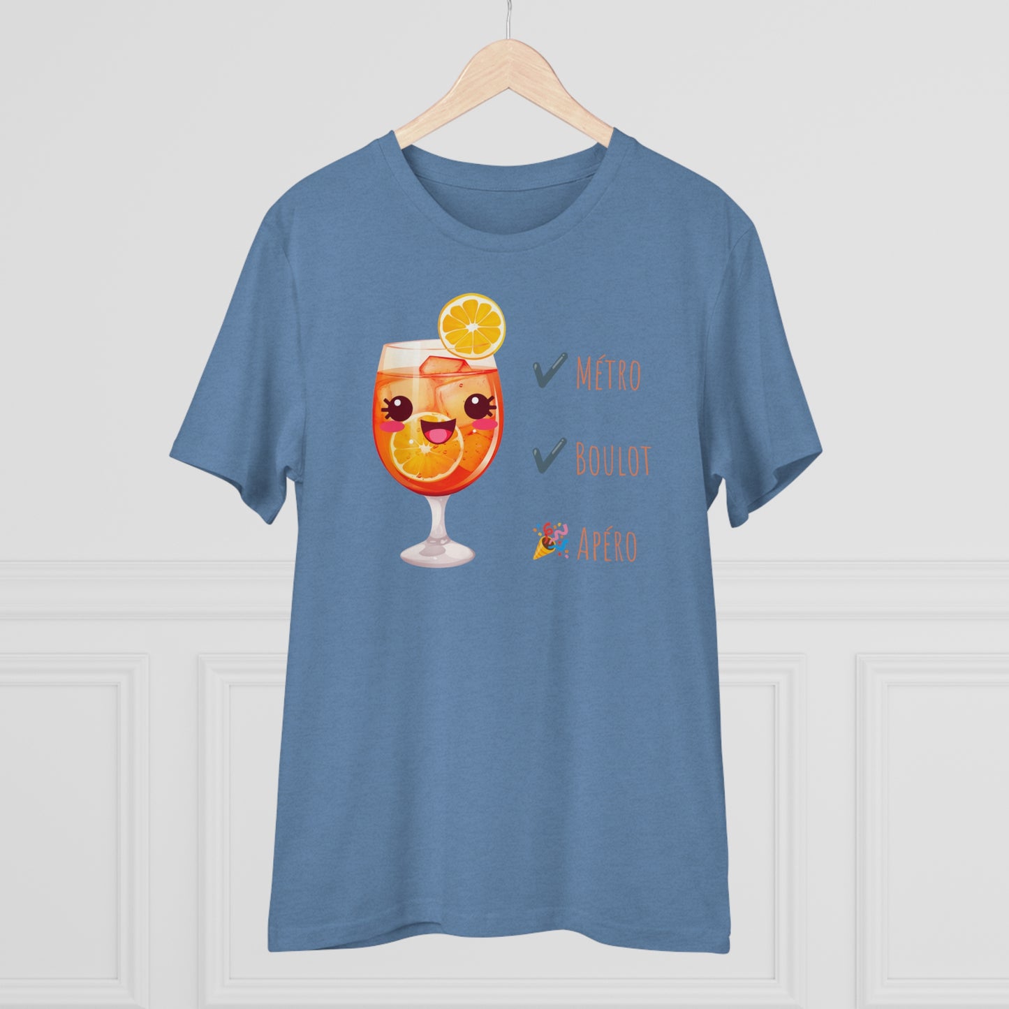 Cute Cocktail Glass T-shirt - Métro, Boulot, Apéro