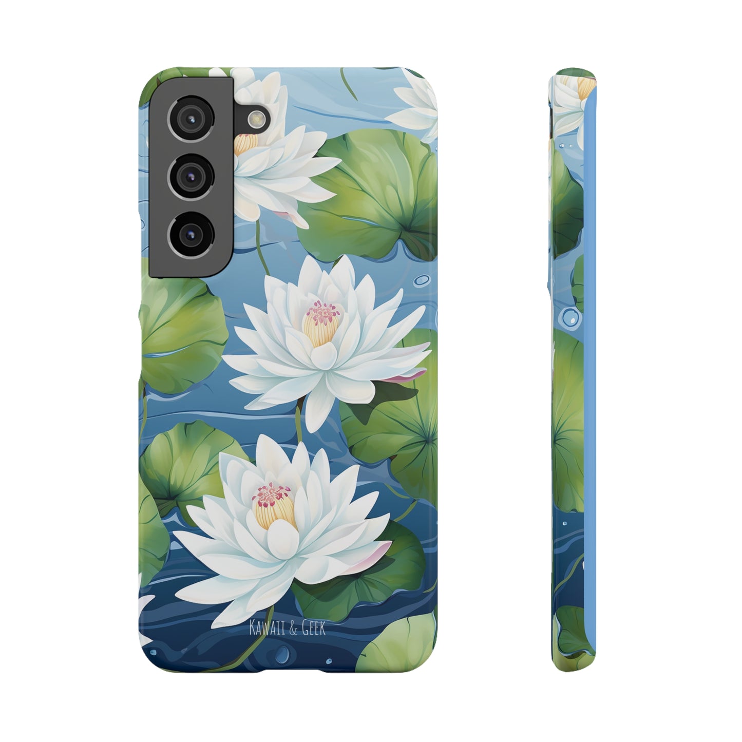 Elegant Water Lilies: Premium Phone Case