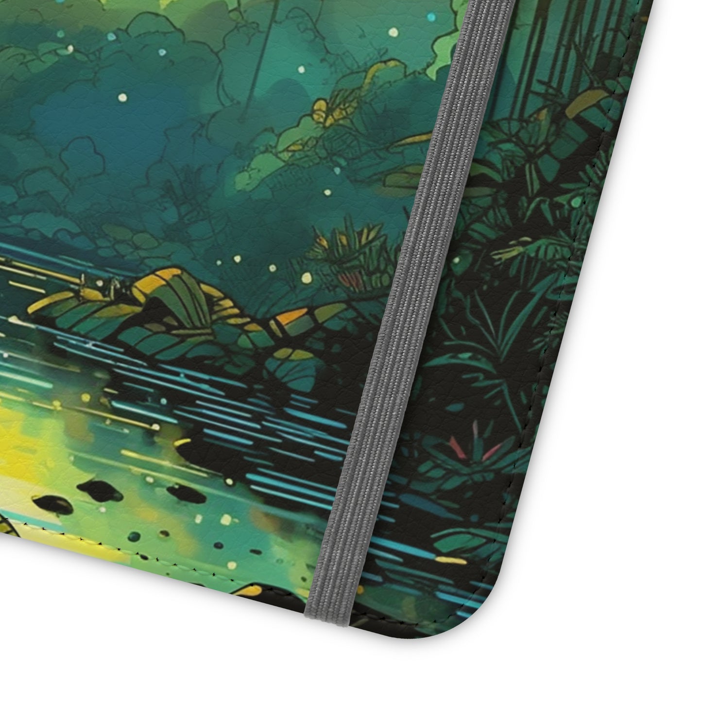 Rainforest at Sunset Flip Phone Case - Capture the Serenity of Nature on Your Device