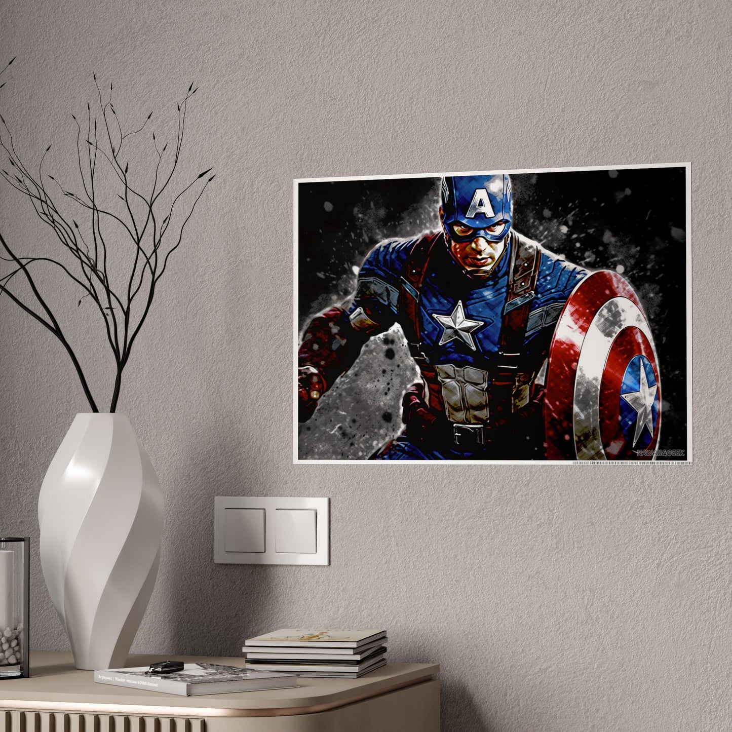 Captain America Poster - Unleash the Heroic Spirit in Your Space - Avengers