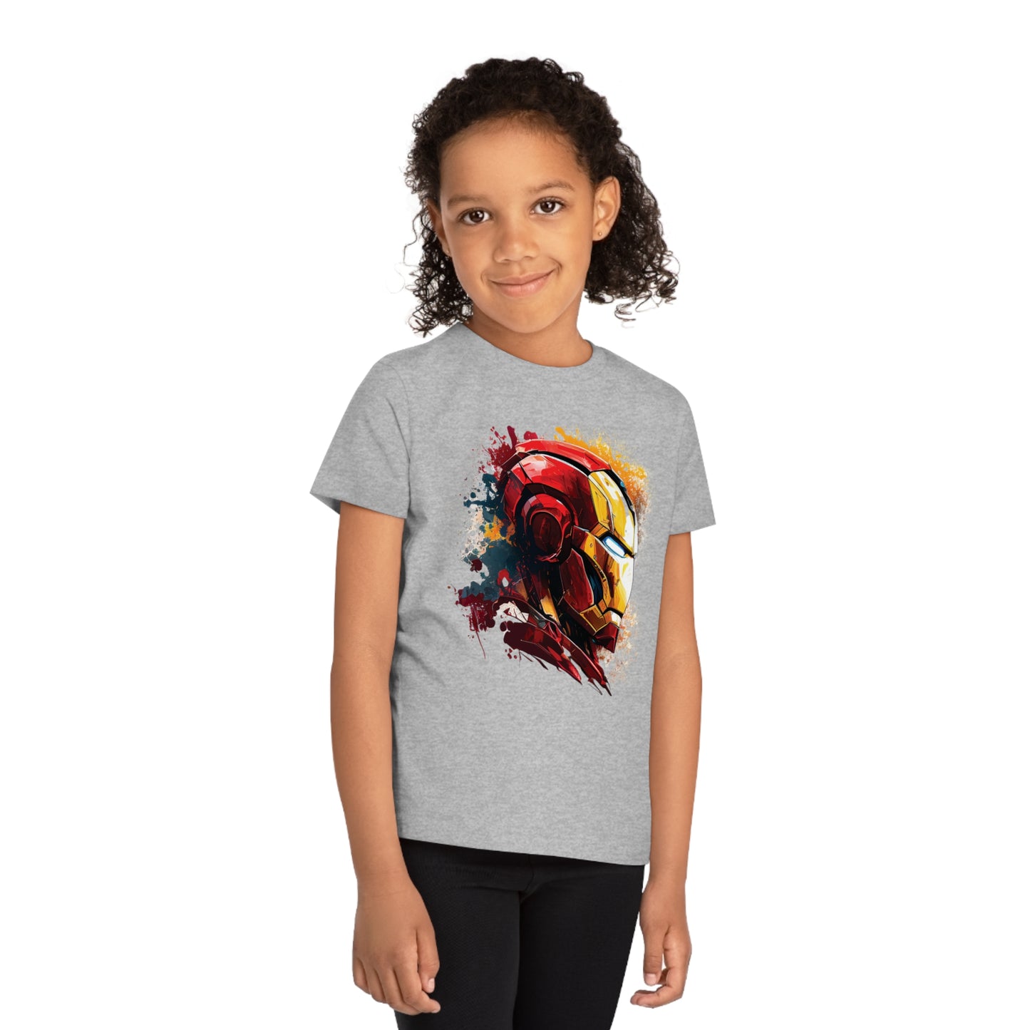Iron Man Kids Eco-Friendly T-Shirt - Unleash Superhero Power with Sustainability - Marvel Avengers