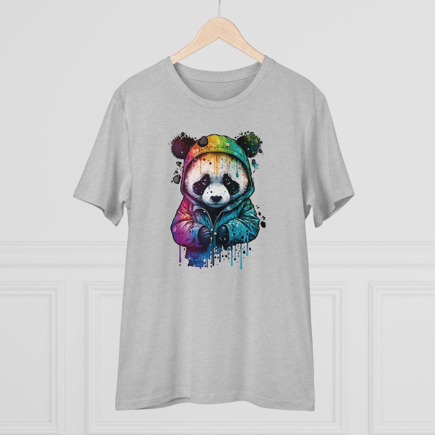 Panda Organic Unisex T-Shirt - Add Some Fun and Eco-Friendly Style to Your Wardrobe