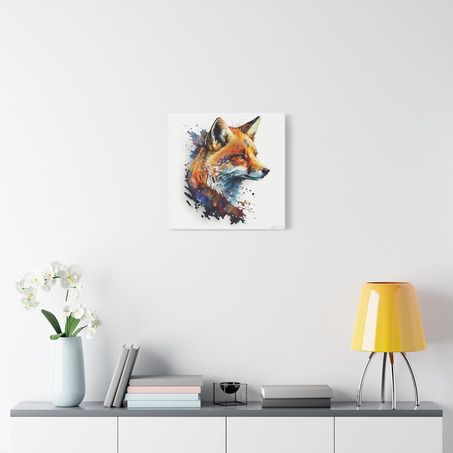 Fox Canva - Add a Touch of Nature's Elegance to Your Wall Decor