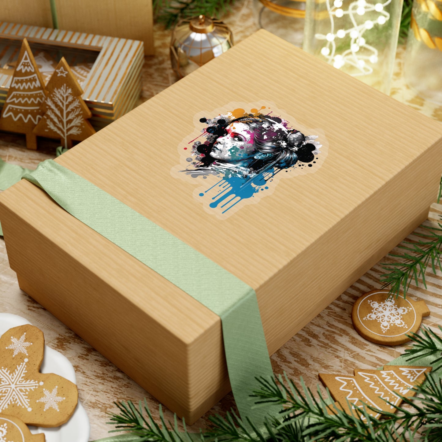 Princess Leia Sticker - Add Some Galactic and Artistic Style to Your Tech - Star Wars