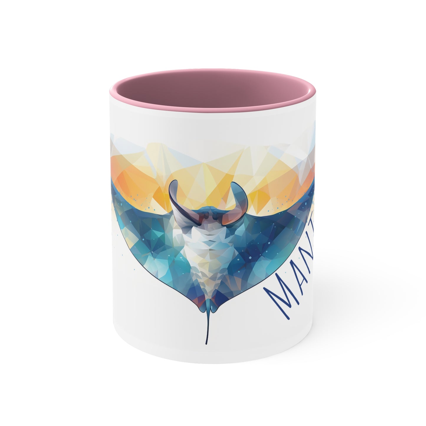 Manta Ray Coffee or Tea Mug: Dive into Coastal Bliss with Every Sip