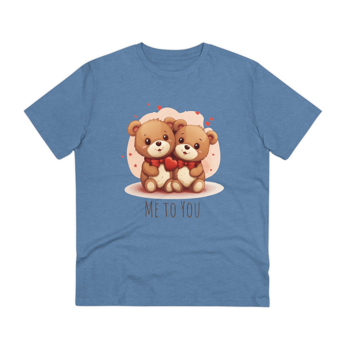 Me to You Teddy Bear Couple Tee - Eco-Friendly Love Shirt - Valentine's Day Special