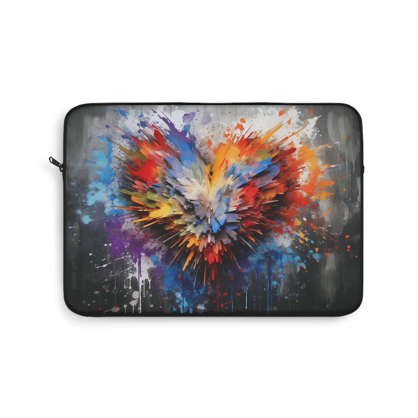Colorful Heart Explosion Premium Laptop Sleeve