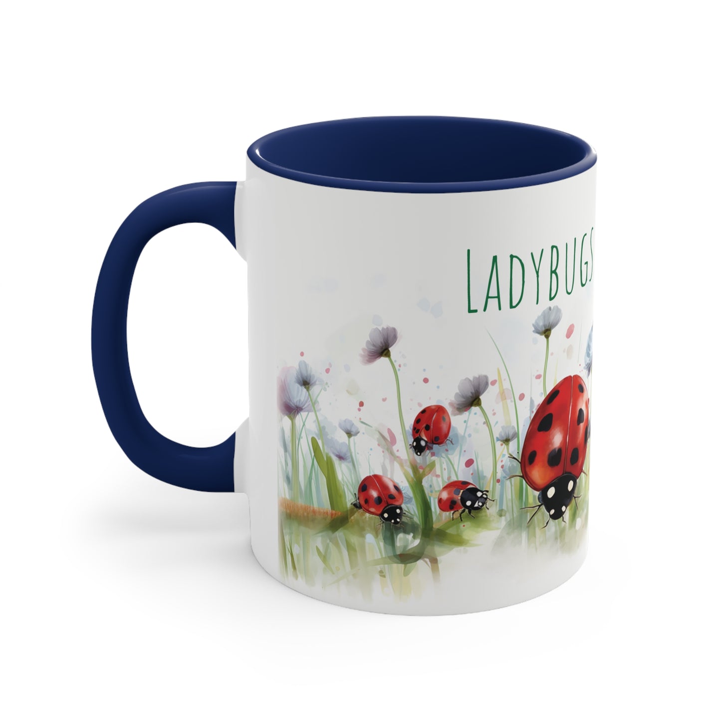 Ladybugs Garden Party Mug - Charming Insect Themed Kitchenware