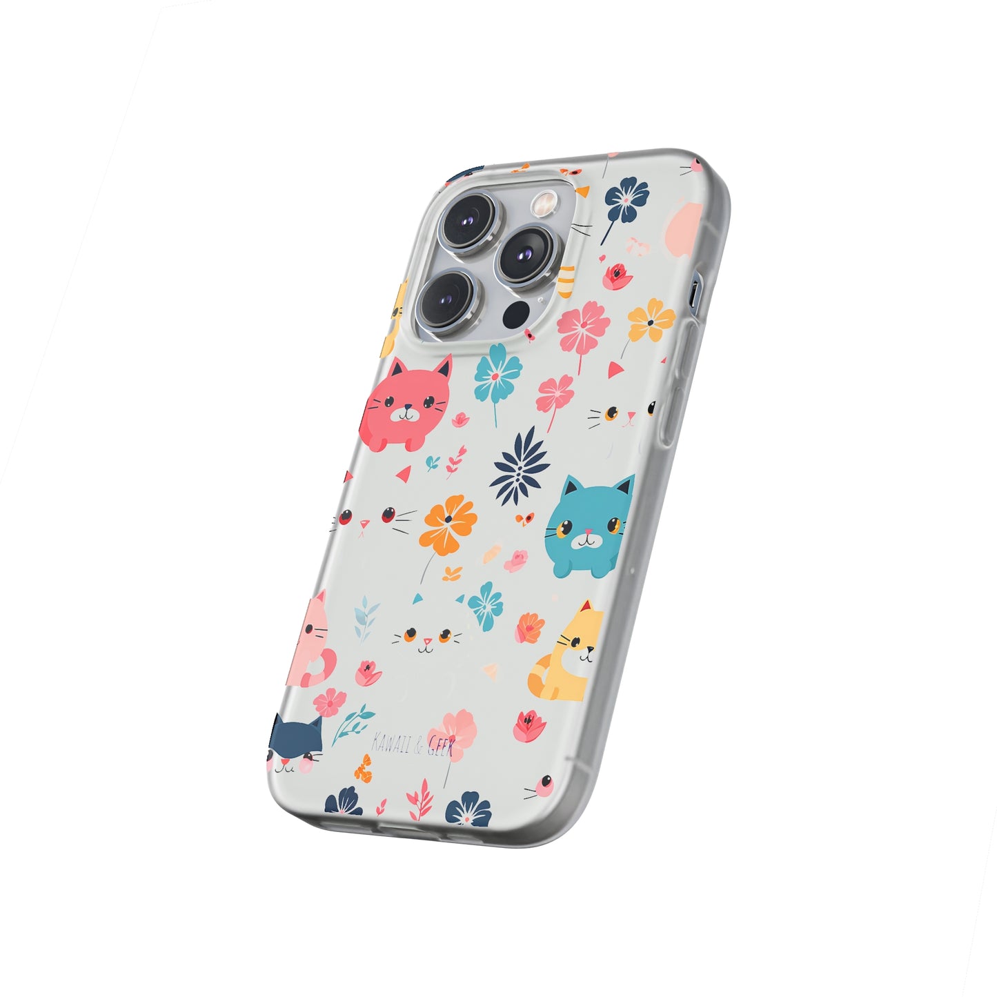 Playful Kittens: Flexi Transparent Phone Case