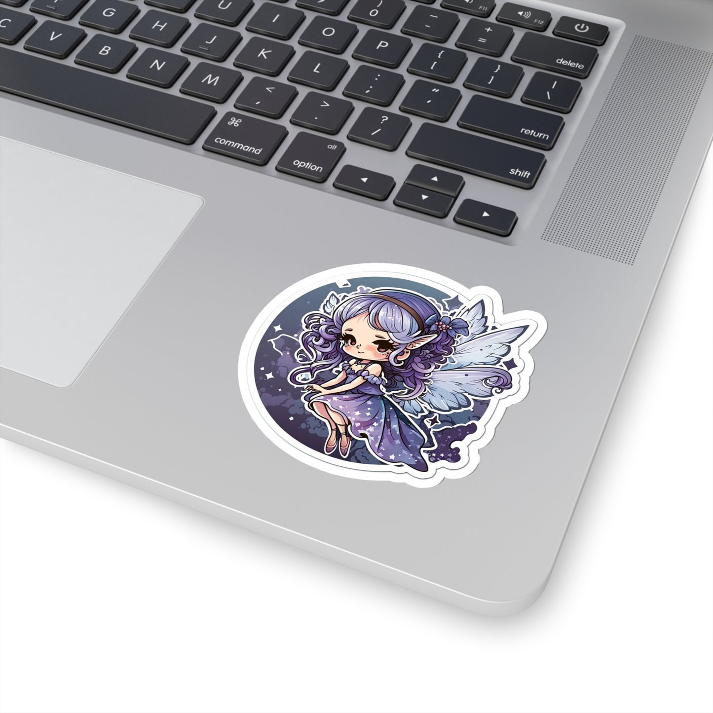 Kawaii Blue Fairy Sticker - Add Some Cute and Magical Style to Your Tech