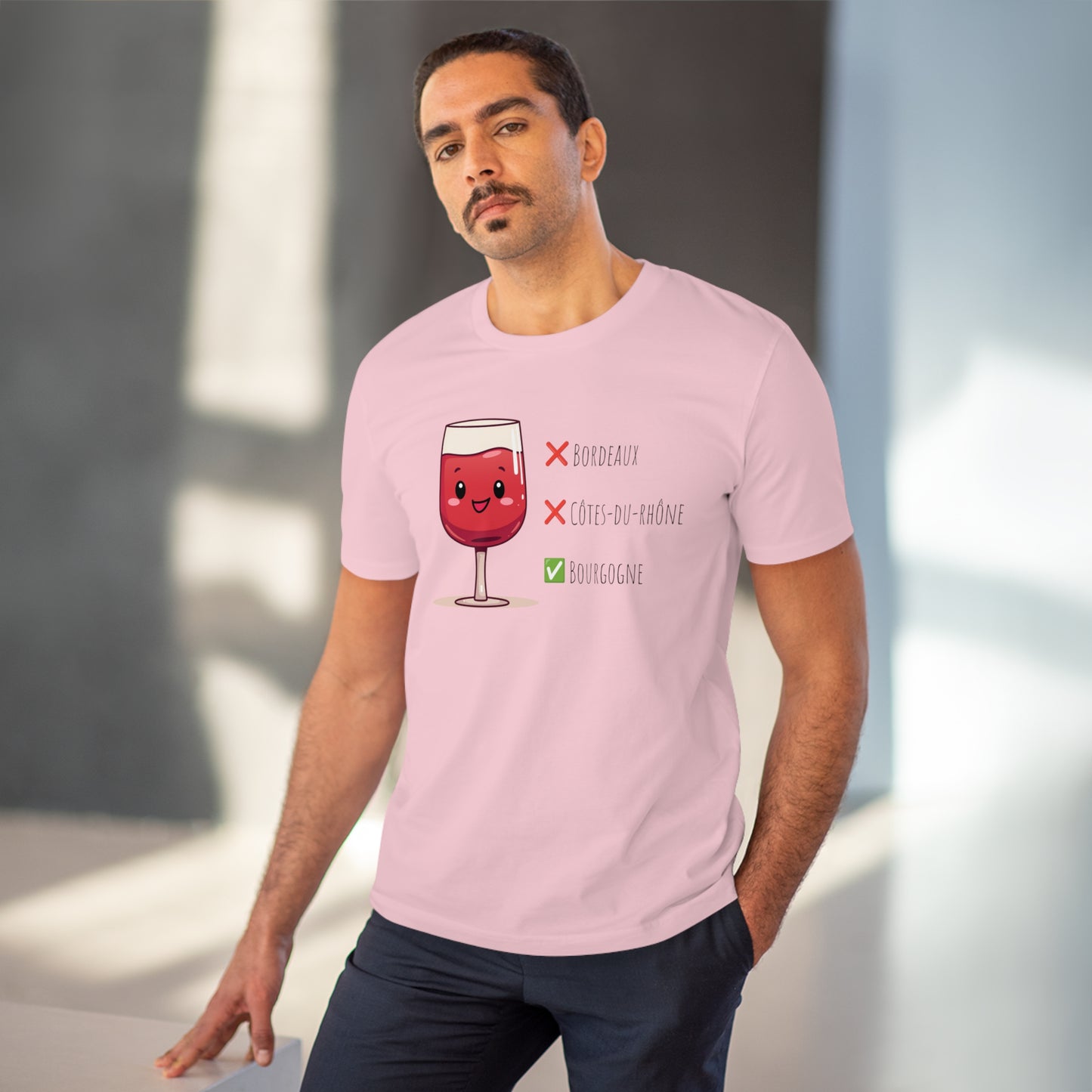 Eco-Friendly 'Bourgogne Wine Wins' T-Shirt - Wine Region Vote, Unisex"