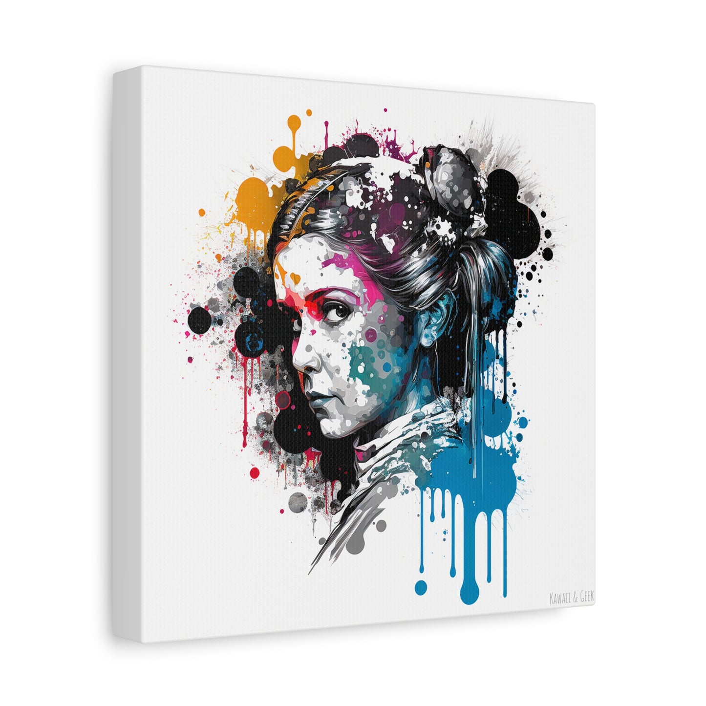 Princess Leia Canva - Add Some Galactic and Artistic Style to Your Walls - Star Wars