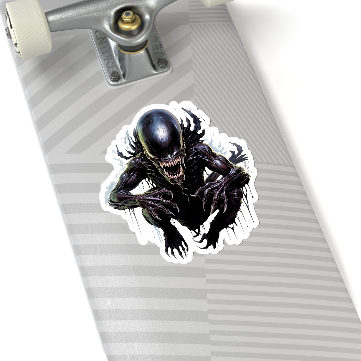 Alien Xenomorph Jumping sticker - Premium Halloween Sticker